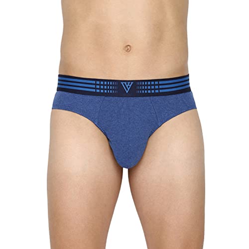 Image of Van Heusen Men Anti Bacterial Briefs - 100% Combed Cotton - Pack of 2 - Colour Fresh, Moisture Wicking