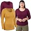 2pk - Mustard, Burgundy