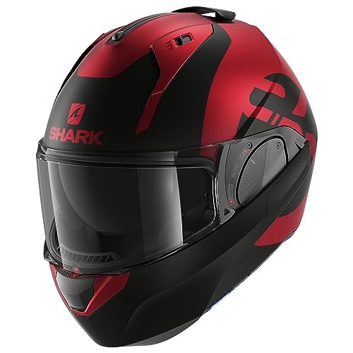 SHARK EVO ES KEDJE Mat Red Black Red S