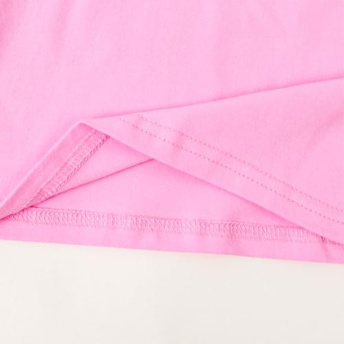 Image of LYSMuch 7-14Y Girls Ruffle Long Sleeve Shirt Kids Crewneck Basic Blouse Casual Tee