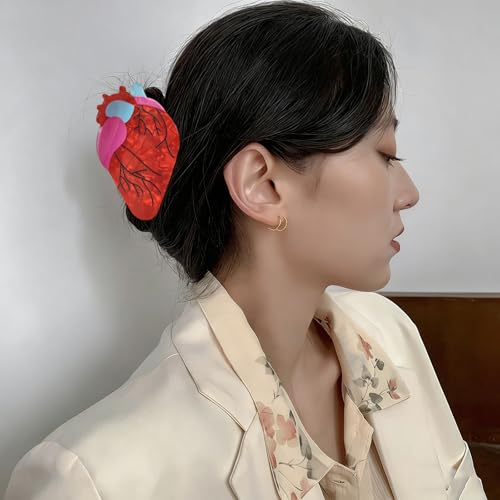 Pinza para cabello acrílica decorativa QUNITKAST miniatura 4