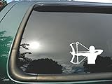 Archer Pointing Straight- Die Cut Vinyl Window Decal/sticker for Car or Truck 4
