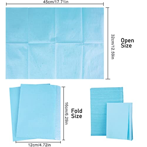 Funwill FUNWILL26-BD Blue Dental Bibs Disposable thumb #3