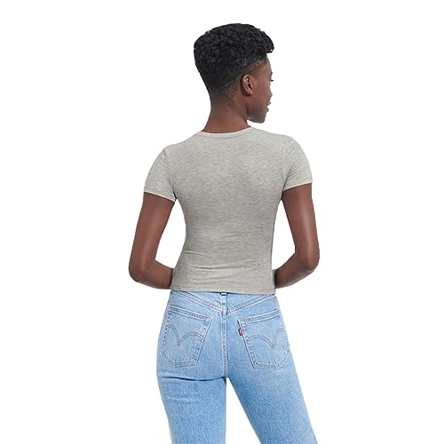 UGG Women's Miriam Baby Tee Shirt, Grey Heather, 3X - image 2