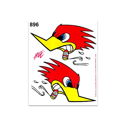 4R Quattroerre.it 896 Adhesivos Pájaro Carpintero 14 x 16 cm