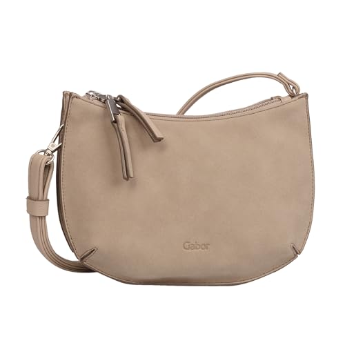 Gabor bags Kimberly Damen Umhängetasche Crossbody Bag Mittelgroß Beige