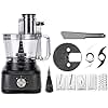 Magiccos 14-Cup French-Fry-Cutter Large Food-Processor - Large Feed Chute, Grey Color, Cheese Shredding, Meat Chopping, Shredding and Slicing, Mixing and Doughing, for Home Use