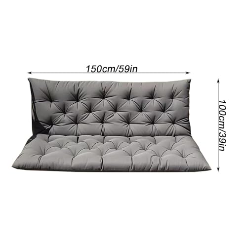 Cojines para columpio de alta densidad con cubierta de poliéster impermeable premium 3