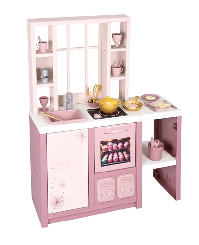 Smoby – Loft Spielküche Fleur – Kinderküche im modernen...