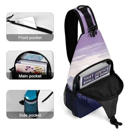 Bolso bandolera para senderismo y viaje unisex miniatura 4