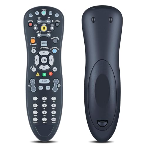 WKOLF Universal s30/s10 Replacement Remote Control for AT&T Uverse S10-S1 S10-S2 S10-S3 S10-S4 Compatible with U-Verse Uverse Receivers Digital TV DVR Uverse Receiver Cable Box - Easy Setup