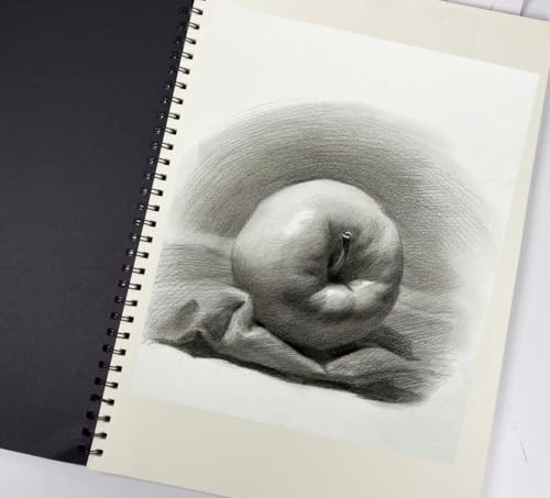 A3 Sketchbook Spiral Bound Sketch Books with 30 Sheets/ 60 Pages 160GSM Thick Cartridge Paper for Uni College School & Office Use (A3-1Pack) - Image 6