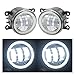 Fog Lights Lens +DRL Compatible for Holden Commodore SS VE V SV6 Serie 1/Chevrolet Lumina S SS UAE 08/2006 2007 2008 2009(Type B)