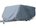 SavvyCraft Economic Guard Travel Trailer Camper Cover, Breathable RV Trailer Cover Fits 9 feet to 10 feet