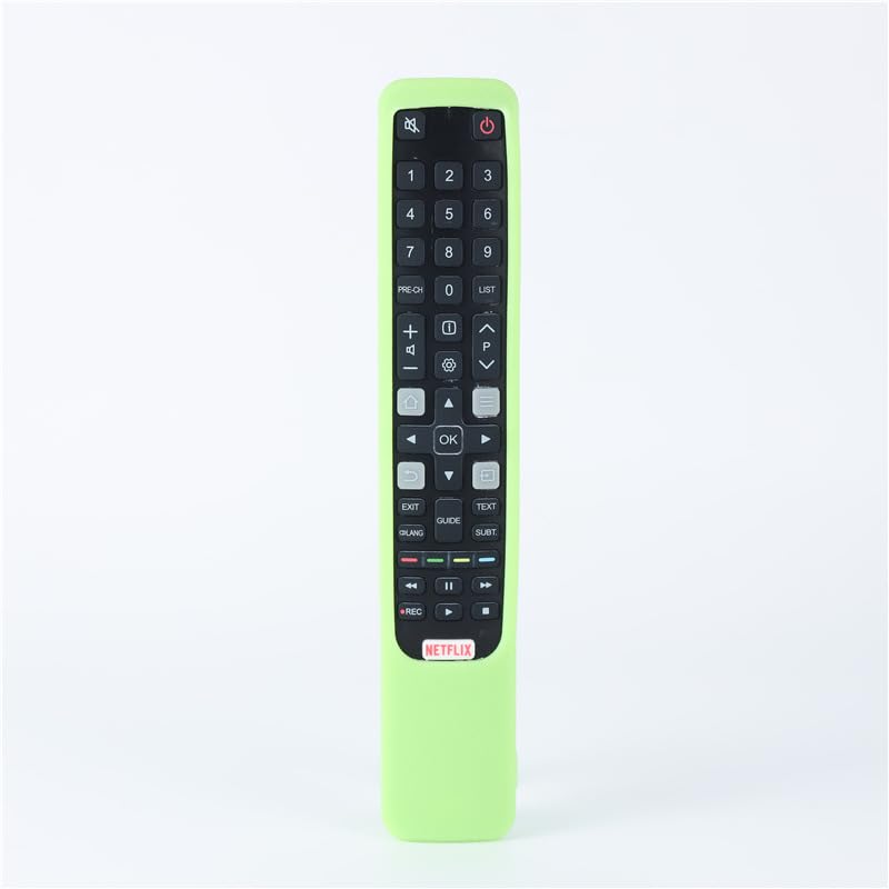 Custodia In Silicone Per Telecomando TCL RCA RC802N ARC802N - Compatibile Con TV 4K QLED - Con Cordino E Colori Fluorescenti