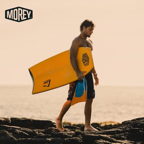 MOREY® Mach 7, Bodyboard; Body Boards for Beach, Single REX Stringer (Embedded Rod) for Durability, Engineered with HDPE Slick Bottom for Speed (2025 Model)