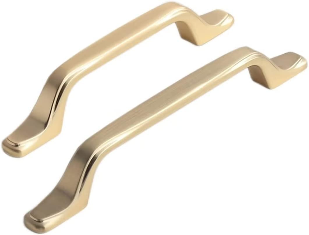 Vintage Ceramic Drawer Knobs,Cabinet Wardrobe Bow Pull Handles,10 Pack Door Cabinet Cupboard Pull Drawer Handles Wardrobe Pull Knobs Arched Furniture Handle Hardware Dresser Handles Drawer(Brushed Cop