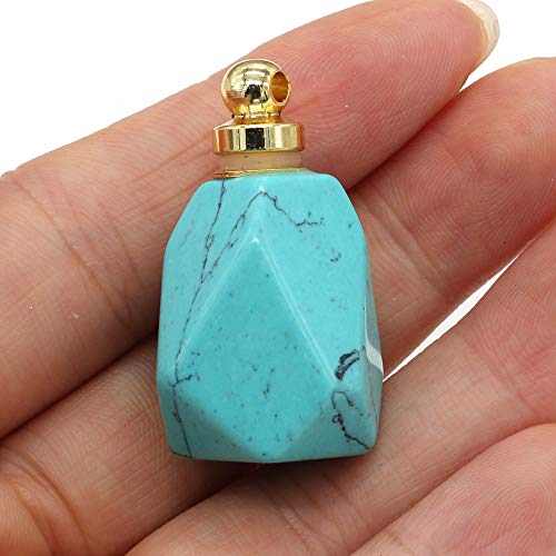 Pendentif bouteille de parfum en pierre naturelle : le coffret de 3 bijoux idéal à offrir - 6