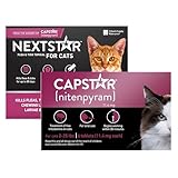 CAPSTAR Flea Treatment for Cats 2-25 lbs (6 Doses) + NEXTSTAR Flea and Tick Prevention for Cats Over 3.5 lbs (3 Doses) Bundle