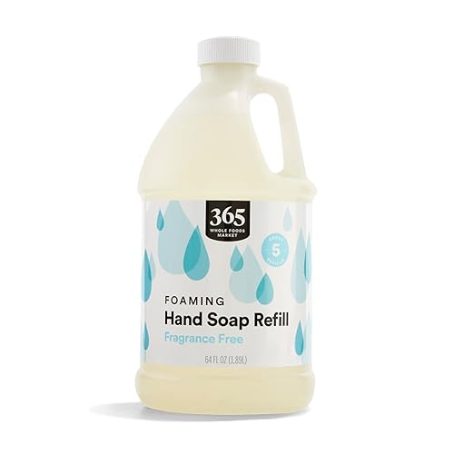 365 by Whole Foods Market, Repuesto de jabón de manos espumoso, sin fragancia, 64 onzas líquidas