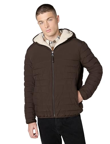 Image of Calvin Klein mens Lightweight Packable Down Jacket With Sherpa Lining