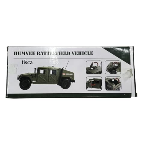 fisca 1/18 Scale Model Car Metal Diecast Military Armored Vehicle Battlefield Truck - Image 8