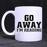  Funny Go Away I \'m Reading Coffee Tea Tazas blancas Taza de Funny Mugs