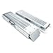 2x Rampa Carga Descarga 400 kg Moto acero galvanizado plegable 160x22,5cm