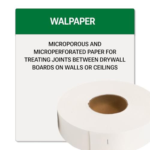 Image of Walsywa Drywall Paper Tape Finishing - Walpaper 50MM x 150M 130G /M2 (1-Pack, 50MM x 150M)