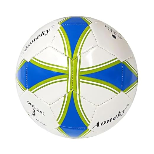 Aoneky Kids Soccer Ball Size 3 - Deflated Mini Soccer Ball - Soccer Ball for Boy Girl Aged 3-8 Years Old, Small Soccerball for Dogs