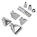 8 Pcs Heat Nozzle Attachments, 35-42mm Stainless Steel Heat Nozzles Kits Shrink Wrap Hot Air Nozzle Accessories Tools Kit