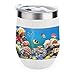 Bouteille isotherme tendance en acier inoxydable 304 de 355 ml - Design original - Beau poisson d'aquarium - Pour les amateurs - Unisexe - Cadeau