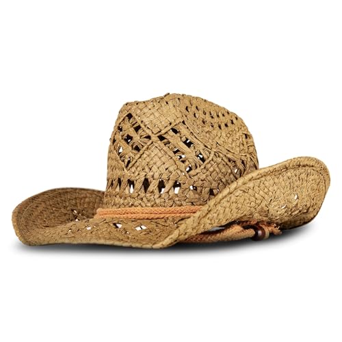 Sombrero cowboy de paja para mujer Lucky Brand miniatura 6