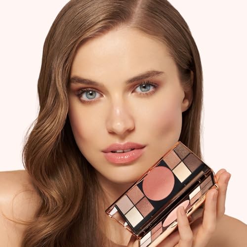 Foto von M. Asam MAGIC FINISH Elegant Vibes Palette (8 x 0,75 g / 3 g) – Lidschatten Palette & Blush mit integriertem Spiegel, Make Up mit Vitamin E, intensive Farbabgabe & samtige Textur für vielseitige Looks