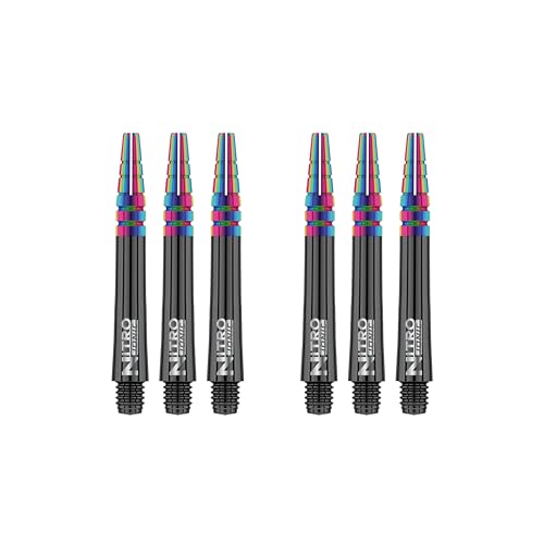 RED DRAGON Nitrotech Ionic Short Stems - Black - 2 Sets per Pack (6 Stems in Total)