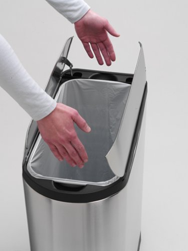 Amazon｜simplehuman ダストボックス バタフライカン ステンレス 30L