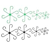 BESPORTBLE 3 Sätze Pflanzenstützrahmen Sonnenlicht Pflanzenzubehör Blumenstielhalter Stand Hortensie Gitter Und Baum Vorbauhaltergestell Pflanzenversorgung Blumenzubehör Plastik 8 Stück * 3