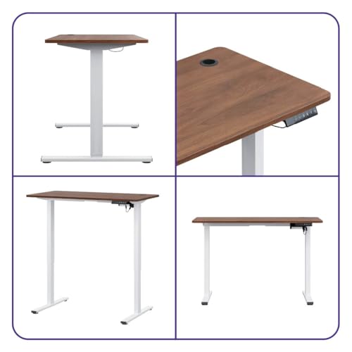 Image of Wakefit Study Table | 5 Yr Warranty | Standing desk, Computer Table for Home Pc, Electric Height adjustable, Digital Display & 4 Memory Presets, Free Installation, Modern Ergonomic Wobble-Free- L160Cm