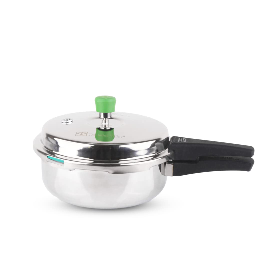 Buy The Indus Valley Triply Stainless Steel Outer Lid Pressure Pan 3