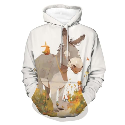 Sweat Âne de Dessin Animé le Cadeau Original Original pour Homme Femme
