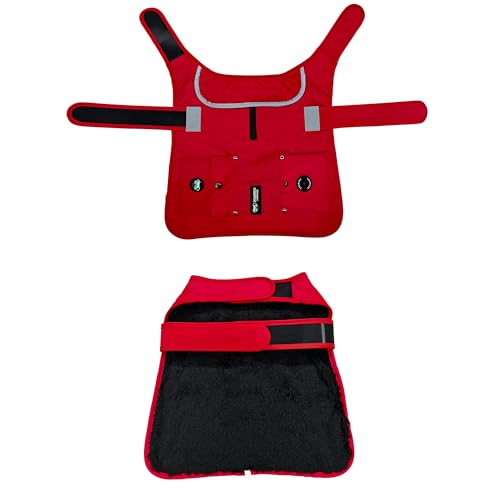 Joyride Harness FrostFlex ���p�E�B���^�[�W���P�b�g - �t���[�X���n&�h�� - �����&���񂿃o�b�O�p�|�P�b�g�t���X�m�[�X�[�c - �ϋv���̂��銦���V��̃h�b�O�R�[�g - ���b�h���b�V��-XXL