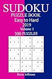 300 Easy to Hard Sudoku Puzzle Book 2019