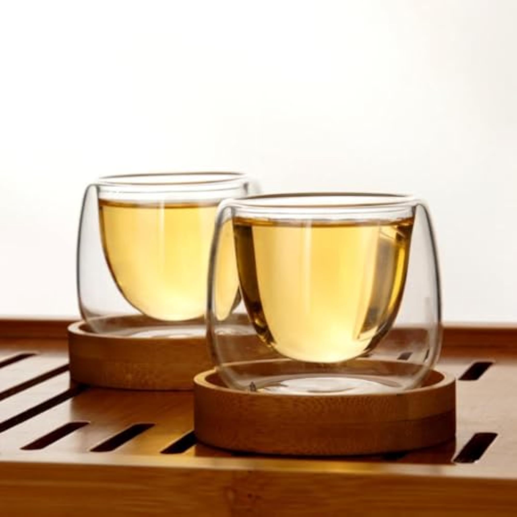 Creative Double Wall Glass Tea Cup