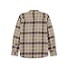 Volcom Men's Caden Plaid LS Khaki XL