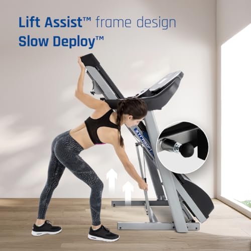 Image of Xterra Fitness Sport Series Premium Folding Smart Treadmill, Handlebar Speed and Incline Controls, Large XTRASoft Cushioned Running Deck, Built-in FTMS-Enabled Bluetooth with XF Connect Fitness App
