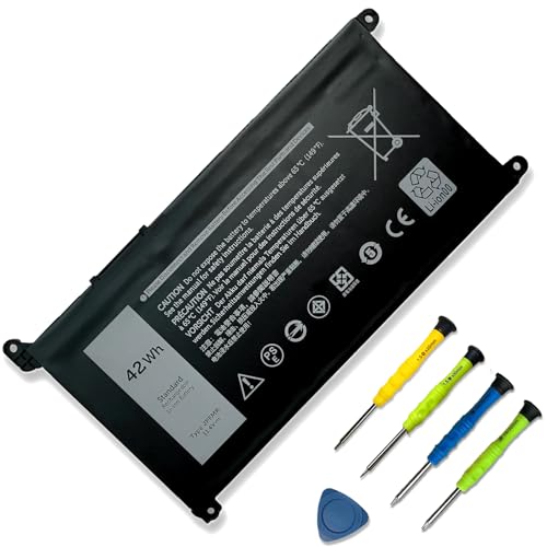 Image of 42Wh JPFMR Laptop Battery Replacement for Dell Chromebook 3100 3400 3100(2-in-1) 5488 5493 5593 P90F Series Notebook 0JPFMR 16DPH 65N6H 7T0D3 07GDY 7MT0R DN33X RDNP5 11.4V 3500mAh 3-Cell