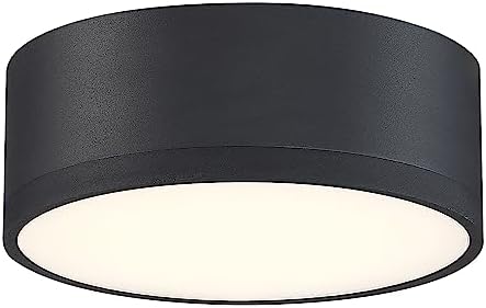 Access Lighting - HI Beat - 20W 1 LED Flush Mount-2.25 Inches Tall and 6.75 Inches Wide-Black Finish-LED Lamping Type