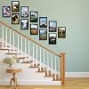 Americanflat 8x12 Picture Frame Set Of 5 - Black Slim Frame With Polished Plexiglass & Mat For Wall Display - View #7