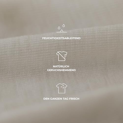 Dilling Natur Baby-Body aus Merinowolle und Seide, ärmellos – Bild 4