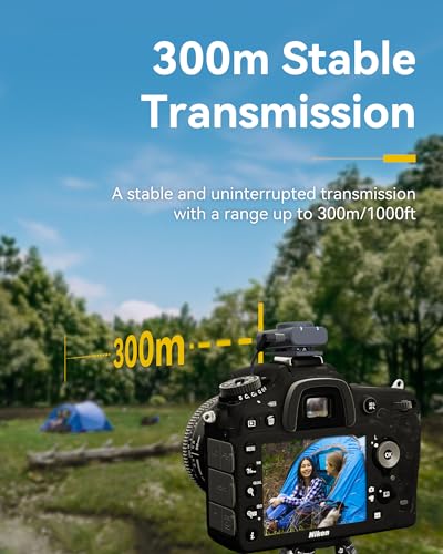 HollyView Lark M2 Wireless Microphone For Camera/Laptop/Phones, Mini Lapel Mic Wireless,48Khz 24 Bit,1000 Ft Range, Noise Cancellation, 30H Battery For Youtube Video Recording,Streaming